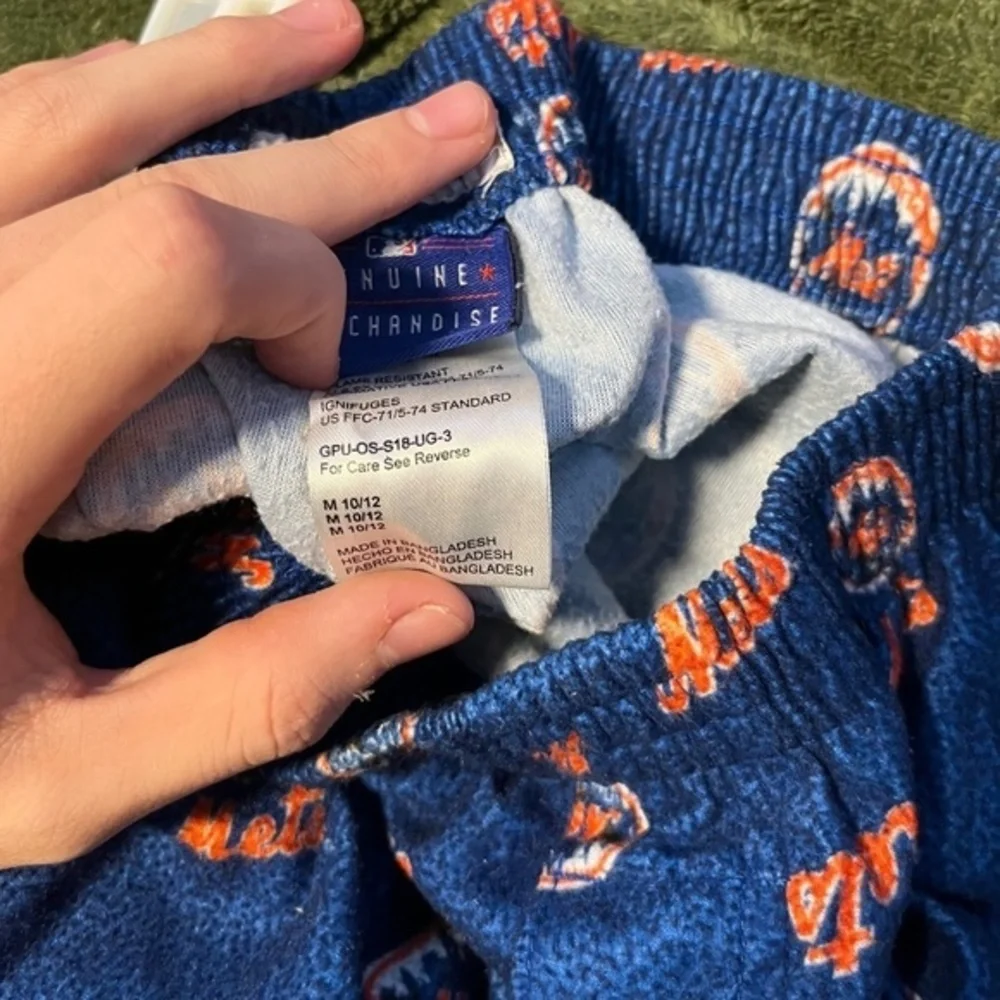 New York Mets Pajama Shorts Used Size-Med 10/12
